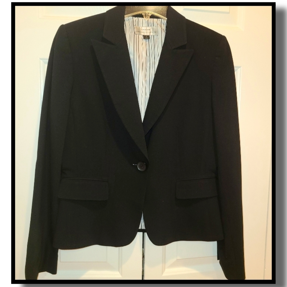 Tahari Black Classic Jacket